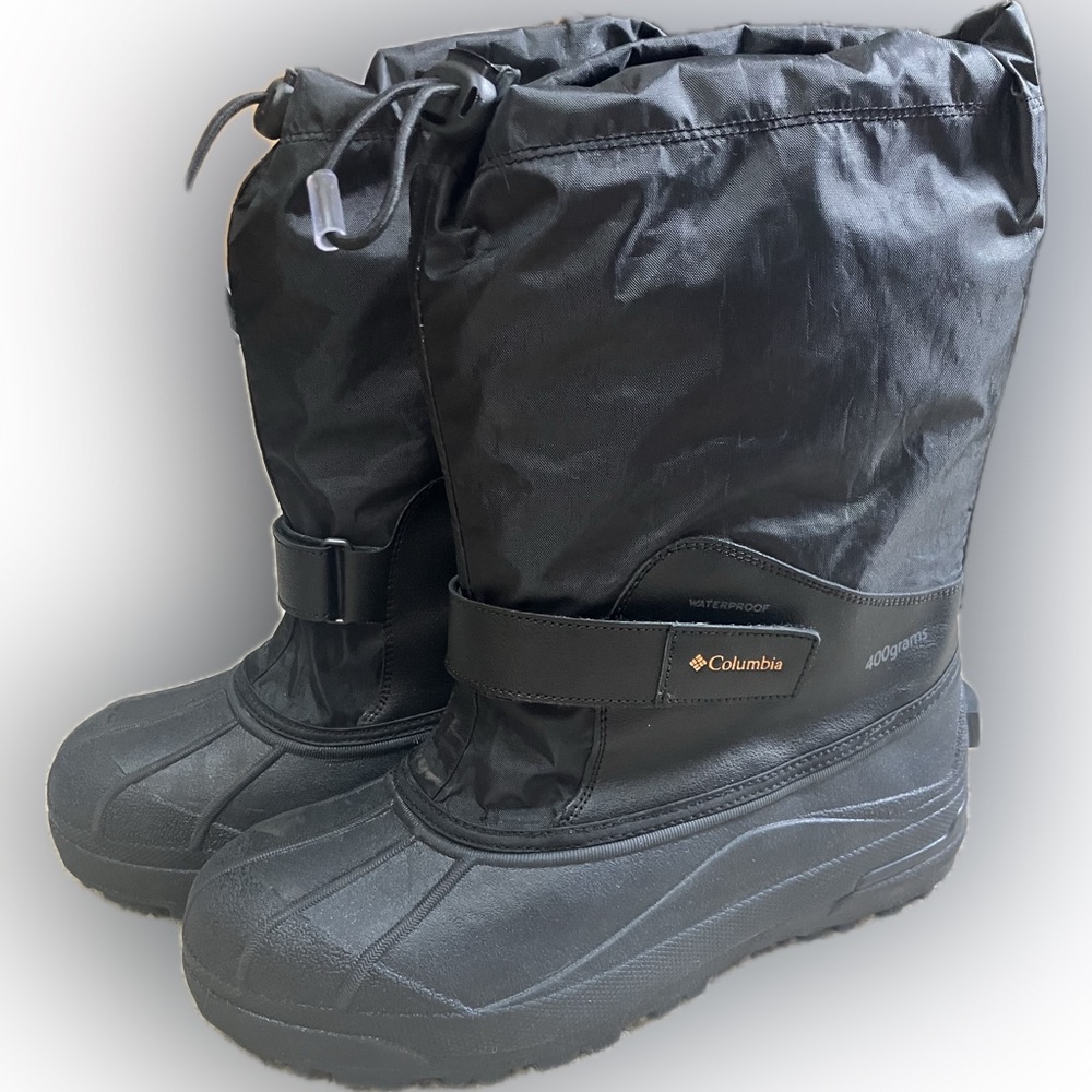 NWOT Columbia Black Insulated Waterproof Boots Men’s Size 6